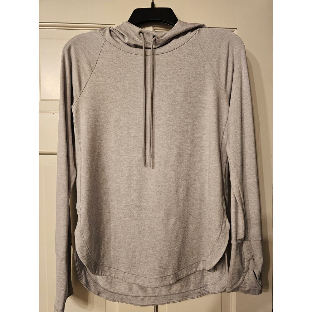 Athleta Pullover Hoodie: Gray Tops - Women's Size X-Small